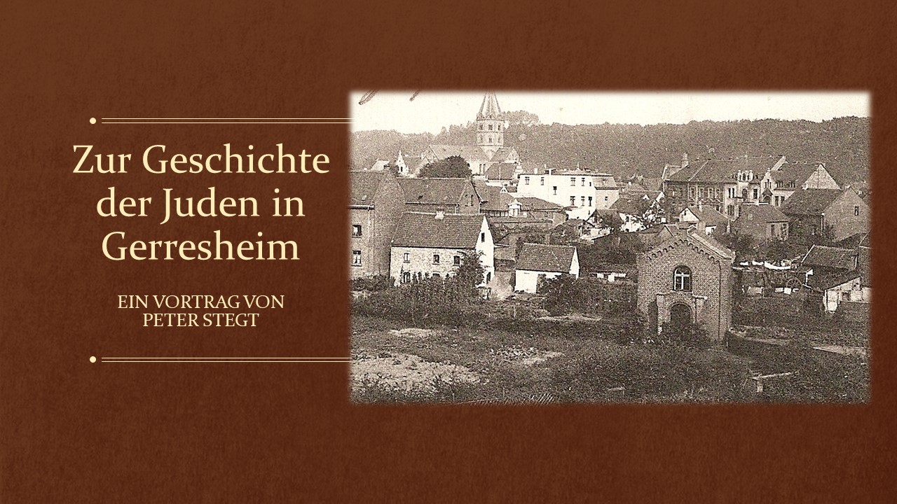 Jüdische Geschichte in Gerresheim