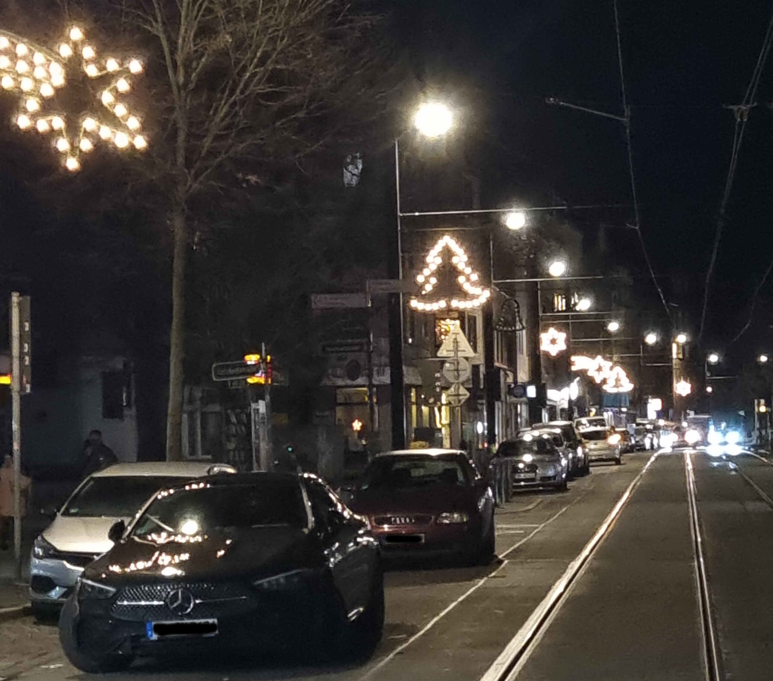 Weihnachtsbeleuchtung Heyestraße