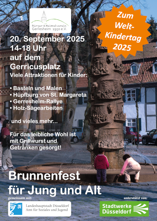 Plakat Brunnenfest 2025